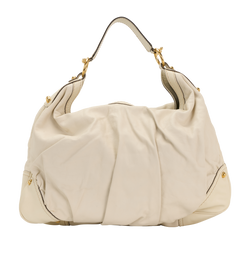 Jockey Hobo, Leather, Cream, 203542, DB, 2*